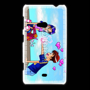 Coque Nokia Lumia 625 Garçon romantique