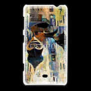 Coque Nokia Lumia 625 Peinture du canal de Venise en Italie