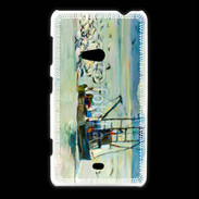 Coque Nokia Lumia 625 Peinture bateau de pêche