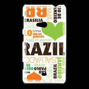 Coque Nokia Lumia 625 I love Brésil