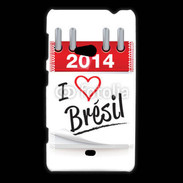 Coque Nokia Lumia 625 I love Bresil 2014
