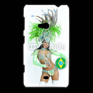 Coque Nokia Lumia 625 Danseuse de Sambo Brésil 2