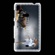 Coque Nokia Lumia 625 Danseuse avec tigre