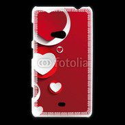 Coque Nokia Lumia 625 Cœur en porcelaine