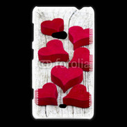Coque Nokia Lumia 625 Coeur en bois