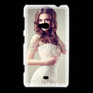 Coque Nokia Lumia 625 Jolie femme style poupée porcelaine