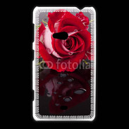 Coque Nokia Lumia 625 Belle rose Rouge 10