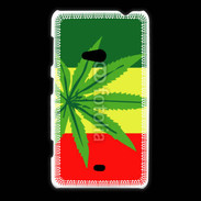Coque Nokia Lumia 625 Drapeau reggae cannabis