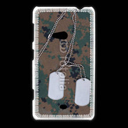 Coque Nokia Lumia 625 plaque d'identité soldat américain