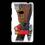 Coque Nokia Lumia 625 Fusil de chasse et couteau