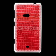 Coque Nokia Lumia 625 Effet crocodile rouge
