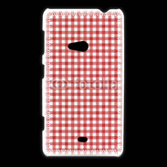 Coque Nokia Lumia 625 Effet vichy rouge et blanc