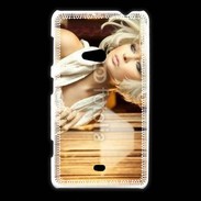 Coque Nokia Lumia 625 Femme blonde fashion glamour