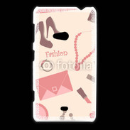 Coque Nokia Lumia 625 Fond fashion rose 4