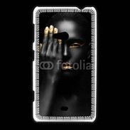 Coque Nokia Lumia 625 Fashion en noir et or