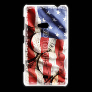 Coque Nokia Lumia 625 Drapeau et monnaie américaine