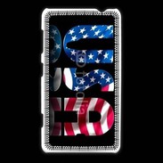 Coque Nokia Lumia 625 Logo USA 5