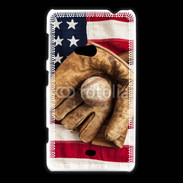 Coque Nokia Lumia 625 Passion Baseball USA 60
