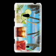 Coque Nokia Lumia 625 Cocktail sur la plage