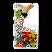 Coque Nokia Lumia 625 Champagne et fraises