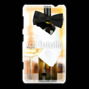 Coque Nokia Lumia 625 Vin blanc et noeud papillon
