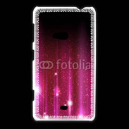 Coque Nokia Lumia 625 Rideau rose à strass