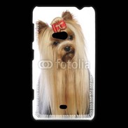 Coque Nokia Lumia 625 Yorkie de face
