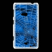 Coque Nokia Lumia 625 Toile d'araignée bleue