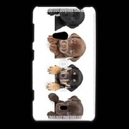 Coque Nokia Lumia 625 Alignement de petits chiens