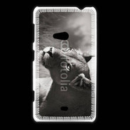 Coque Nokia Lumia 625 Lionne en noir et blanc