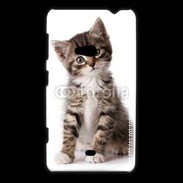 Coque Nokia Lumia 625 Chaton gris 3