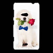 Coque Nokia Lumia 625 Chiot gentleman