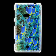 Coque Nokia Lumia 625 Banc de poissons bleus