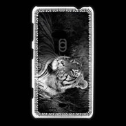 Coque Nokia Lumia 625 Tigre du Bengale en noir et blanc
