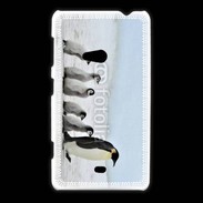 Coque Nokia Lumia 625 Famille de Pingouin Empereur