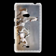 Coque Nokia Lumia 625 Groupe de chevaux blancs