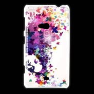 Coque Nokia Lumia 625 Cheveux de papillons