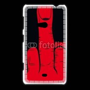 Coque Nokia Lumia 625 Red hand show fuck