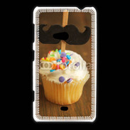 Coque Nokia Lumia 625 Cupcake moustache