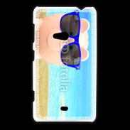 Coque Nokia Lumia 625 Cochon à la mer