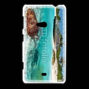 Coque Nokia Lumia 625 Belle plage avec tortue