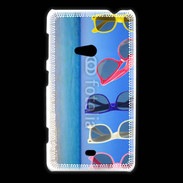 Coque Nokia Lumia 625 Lunettes sur la plage