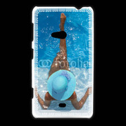 Coque Nokia Lumia 625 Femme à la piscine