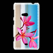 Coque Nokia Lumia 625 Fleurs à la plage