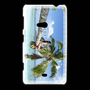 Coque Nokia Lumia 625 Palmier et charme sur la plage