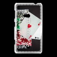 Coque Nokia Lumia 625 Paire d'as au poker 6