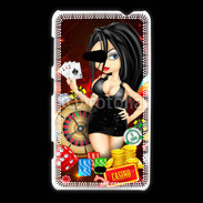 Coque Nokia Lumia 625 Lady au casino