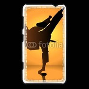 Coque Nokia Lumia 625 Silhouette de karatéka