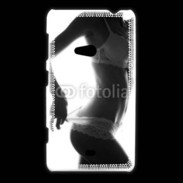 Coque Nokia Lumia 625 Lingerie noir et blanc