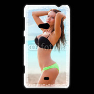 Coque Nokia Lumia 625 Belle femme à la plage 10